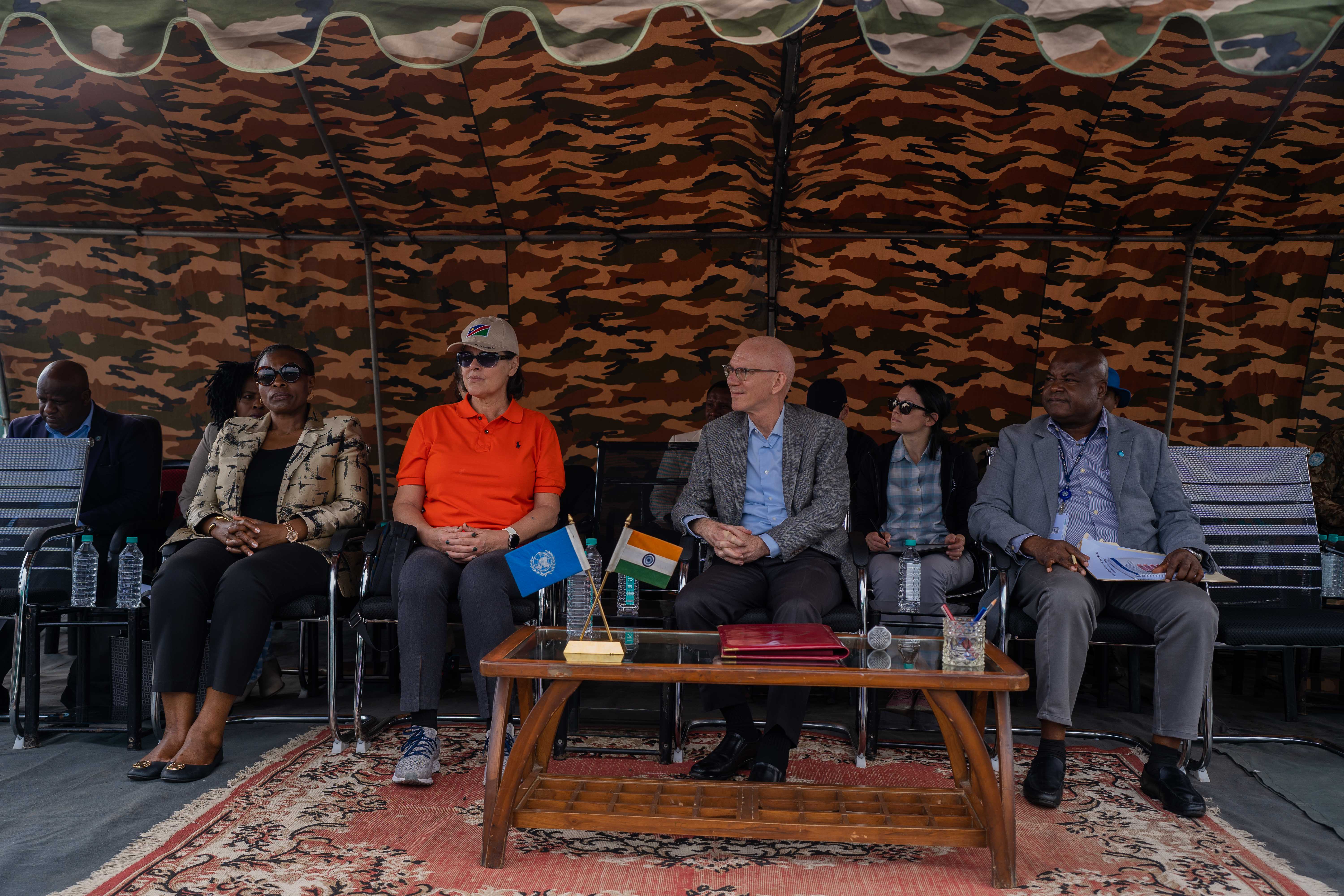 At Mubambiro, James Swan highlights the importance of disarmament and reintegration for peace in eastern DRC
