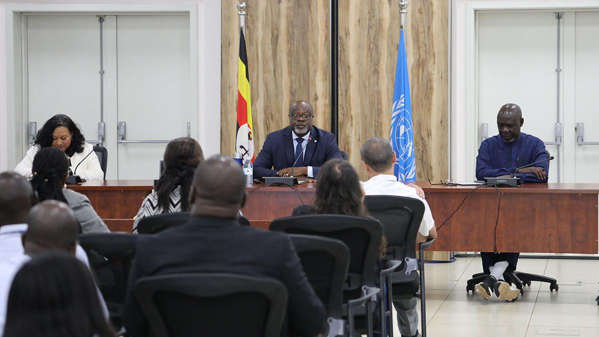 RSCE Senior Leadership at the all-staff townhall