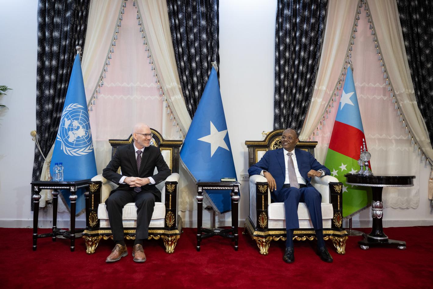 UN Special Representative discusses security, elections and humanitarian needs on South West State visit