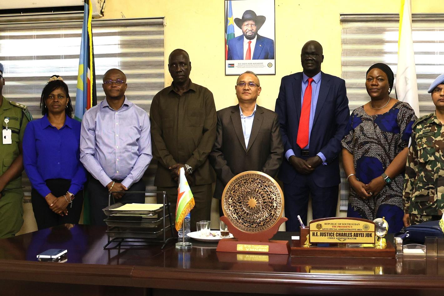 Acting Head of Mision/FC pays courtesy call on Chief Administrator and pledges to strengthen Collaboration