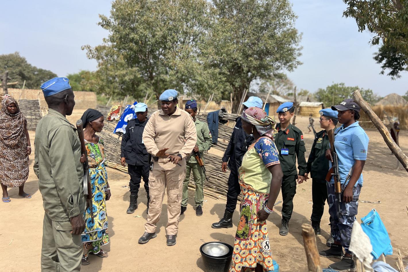 A Birao, les patrouilles mixtes 3