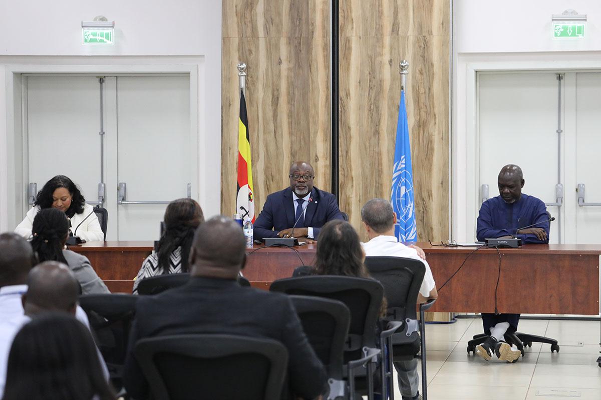 RSCE Senior Leadership at the all-staff townhall