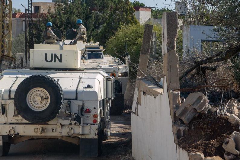 A UNIFIL patrol in southern Lebanon