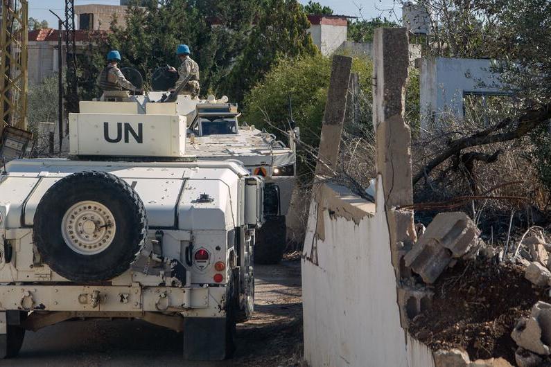 A UNIFIL patrol in southern Lebanon.