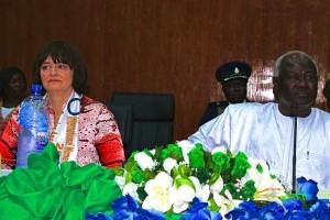 Two UN representatives at event