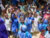 Primary school children welcoming the UNMAS Explosive Ordnance Risk Education (EORE) teams in Bolibo community, Jere Local Government Area of Jere, in Borno State, north eastern Nigeria. UNMAS Photo. 