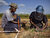 Deminers in action at Bangboka airport, DRC. © UNMAS/Gwenn Dubourthoumieu