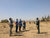 An assessment team identifies and marks areas contaminated with explosive ordnance in Rural Damascus, prioritized in line with the Humanitarian Response Plan. Photo: UNMAS
