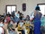 Facilitators from UNMAS implementing partner Syrian Society for Social Development (SSSD) delivering an explosive ordnance risk education session to children in Syria. Photo: UNMAS/Dia Hijazi