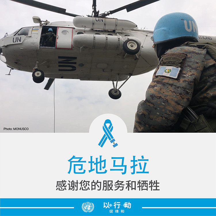 感谢危地马拉的服务和牺牲