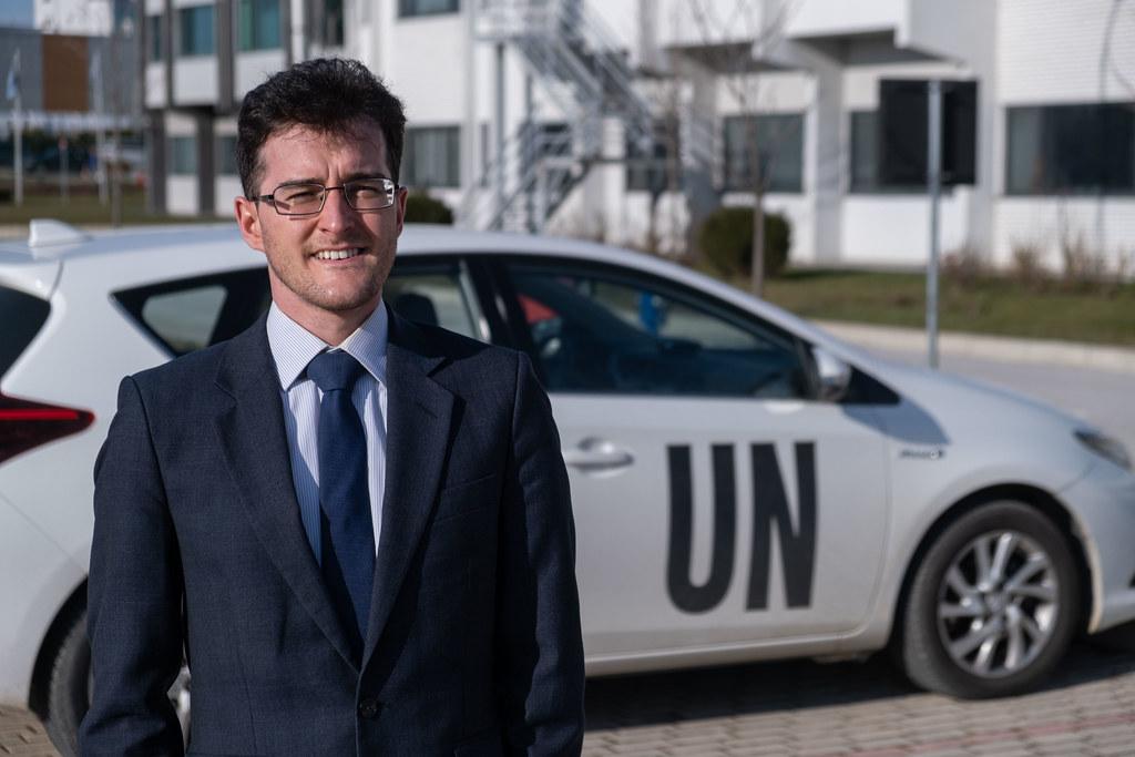 Sebastian Denton (28) serves as a political affairs officer with UNMIK.