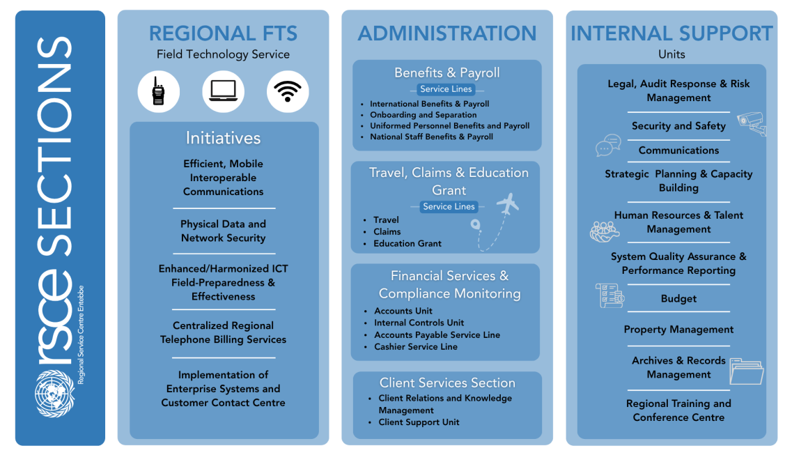 Infographic with RSCE Sections